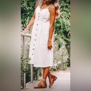 Small White buttoned dress